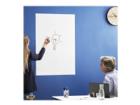 Whiteboard rulle BIC, 2 x 1 m, hvid
