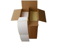 Label 100x192 White. DT. Permanent. Fanfold. 6300