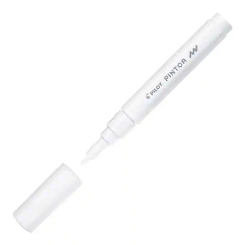 Pilot Märkpenna Pintor Fine spets, 1,0 mm, Vit