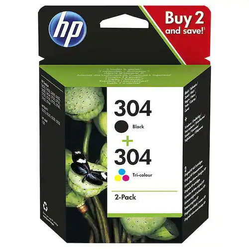 HP Bläckpatron 3JB05AE Svart+Färg