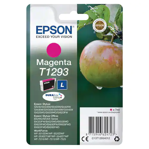 Epson Bläckpatron C13T12934012 Magenta