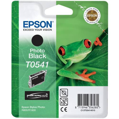 Epson Bläckpatron, T0541, C13T05414010, Frog, ULTRACHROME, fotosvart, singelförpackning