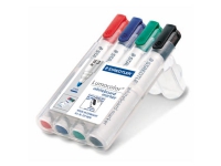 Whiteboardmarker Staedtler Lumocolor 351 med 4 st. ass. färger