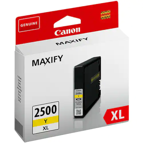 Canon Bläckpatron PGI-2500XL Y, gul