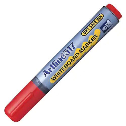 Artline Whiteboardpenna Rund 517 röd
