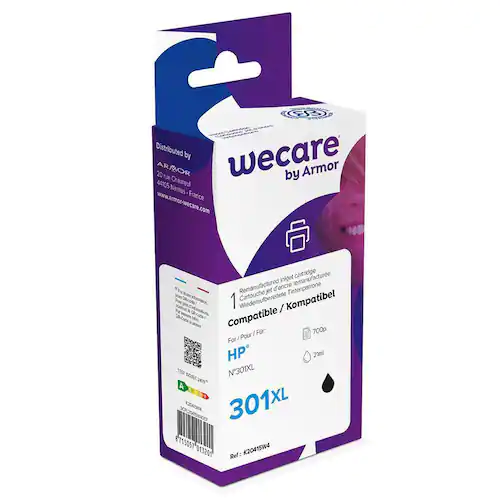 Wecare Bläckpatron 301XL svart
