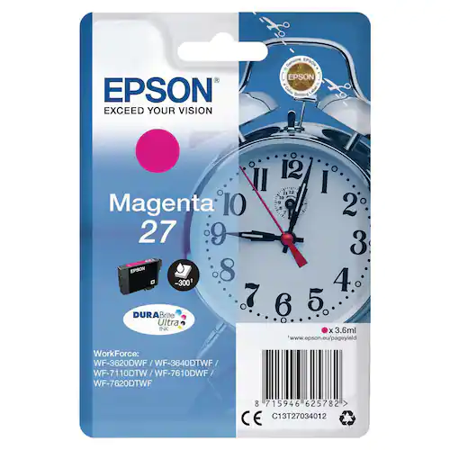Epson Bläckpatron C13T27034012 Magenta