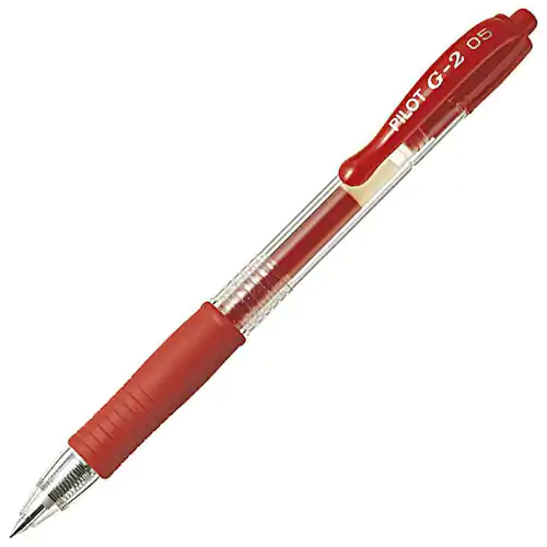Pilot Gelpenna G-2 0,5 röd