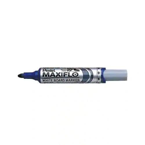 Pentel Whiteboardpenna Maxiflo rund blå