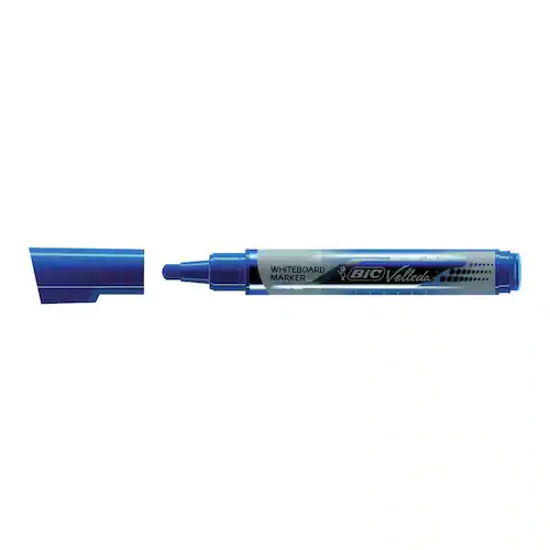 BIC® Whiteboardpenna Velleda® stor kulspets, blå