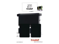 Stempelpude Trodat 6/50 sort (2 stk.)
