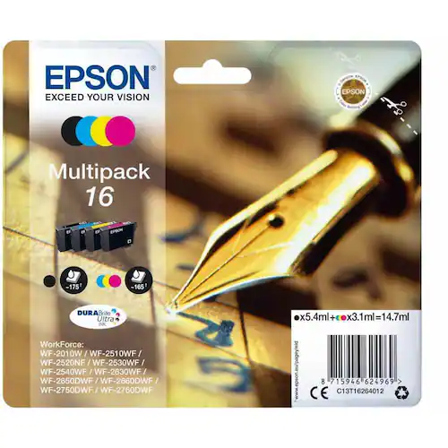 Epson Bläckpatron C13T16264012 BK/C/M/Y