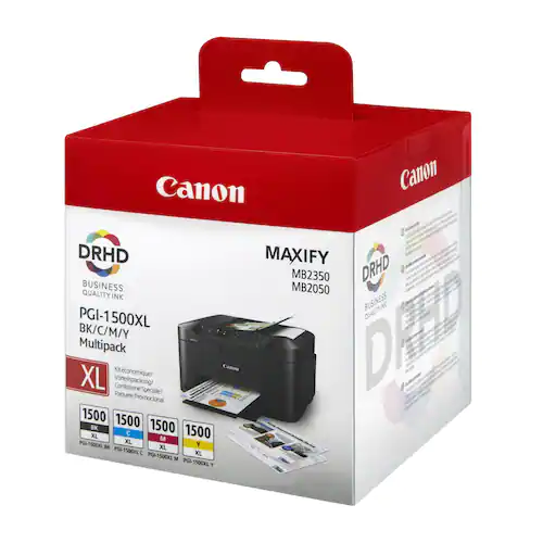 Canon Bläckpatron PGI-1500XL svart, cyan, magenta, gul, multiförpackning