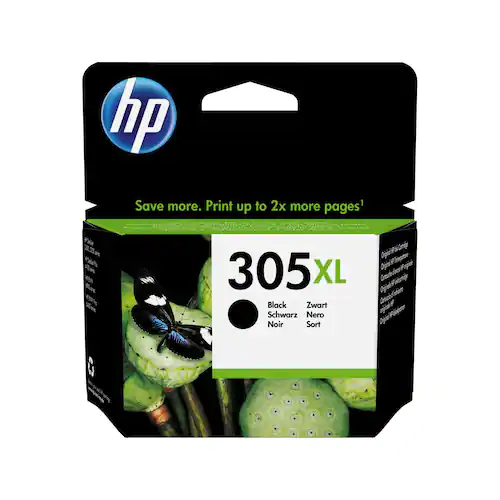 HP Bläckpatron 3YM62AE 305XL Svart