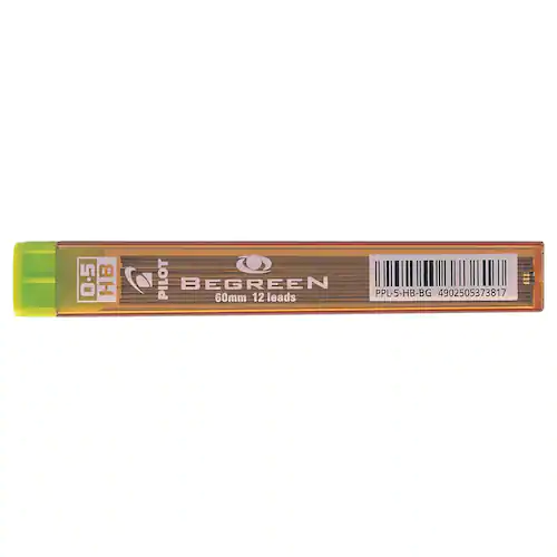 Pilot Begreen Stift till mekanisk stiftpenna, Begreen, 0,5 mm HB-stift