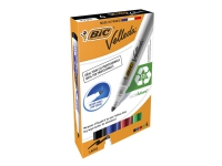 Whiteboardmarkers BIC Velleda 1701, box med 4 st.