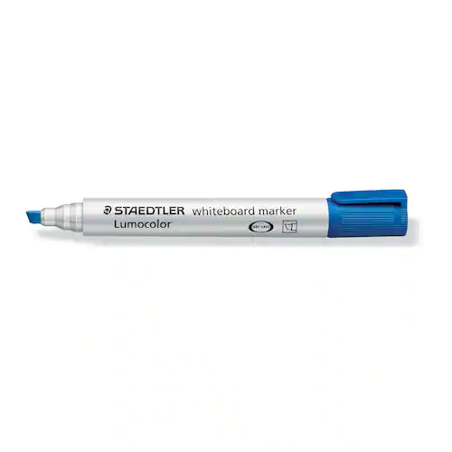 STAEDTLER Lumocolor Whiteboardpenna Lumocolor® snedskuren spets, 2-5 mm linjebredd, blå