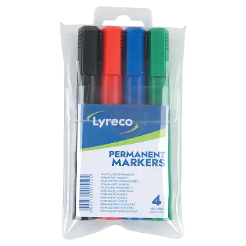Lyreco Märkpenna rund 4 färger