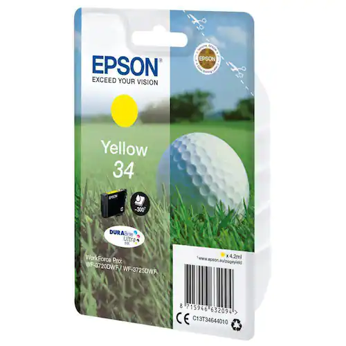Epson Bläckpatron T3464 Gul