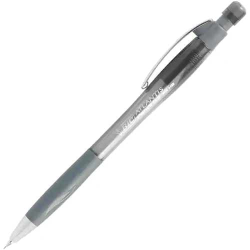 BIC® Stiftpenna, Velocity 0,5 mm HB-stift, pennkropp med greppzon, genomskinlig grå