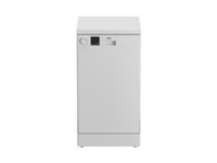 Beko DVS05024W, Fristående, Slimline (45 cm), Vit, LED, Kall, Varm, 10 kuvert