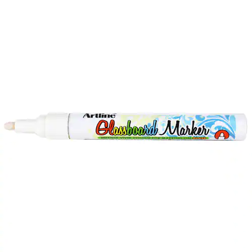 Artline Märkpenna glastavla 2,0 vit