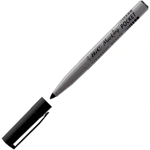 BIC® Märkpenna Marking™ Pocket 1445, permanent märkpenna, linjebredd på 1,1 mm