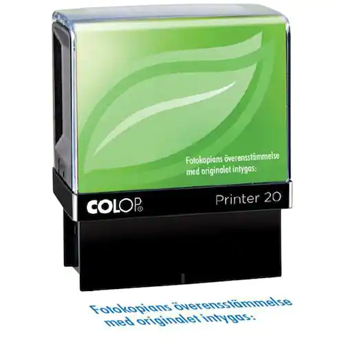 Colop Stämpel standardtext Fotokopians överens