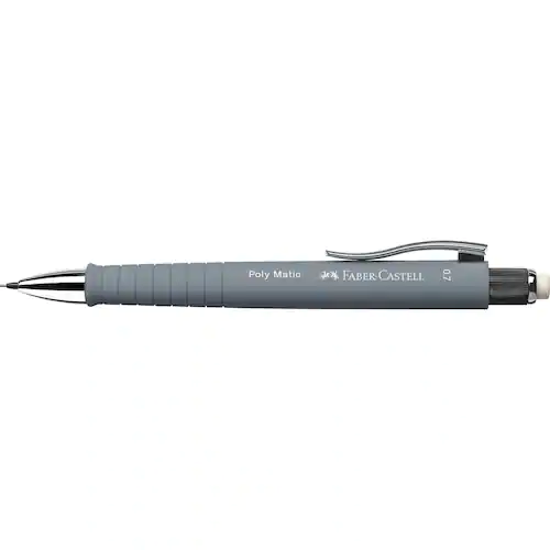 Faber-Castell Stiftpenna Poly Matic 0,7 mm, Grå