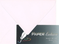 Kuvert C6 120g rosa tekstureret 10stk.