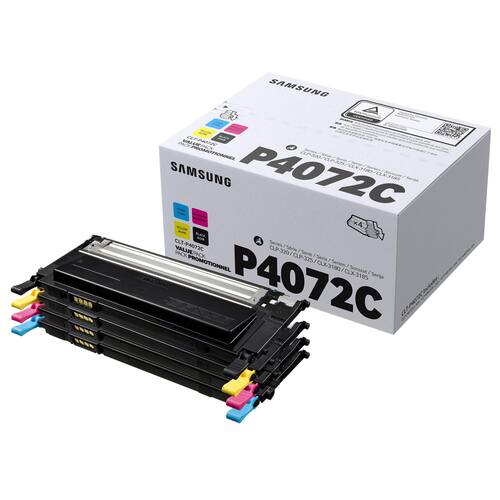Samsung Toner, CLT-P4072C, SU382A, svart, cyan, magenta, gul, värdeförpackning