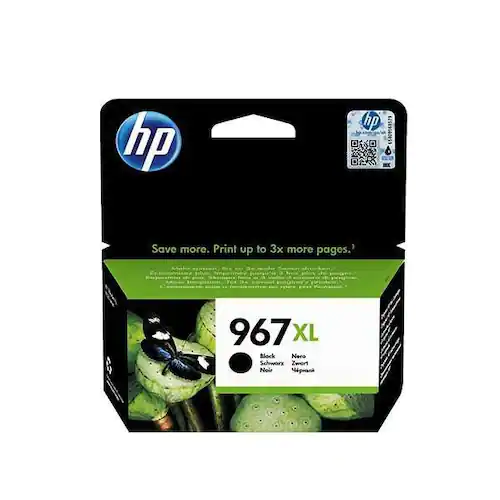 HP Bläckpatron 3JA31AE 967XL Svart