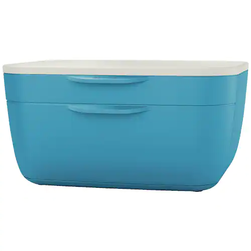 Leitz Blankettbox COSY 2 lådor blå