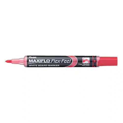 Pentel Whiteboardpenna Maxiflo Flex röd
