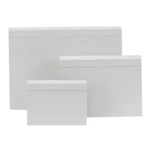 Esselte Ledkort, papper, A6L, vit