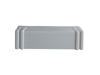 Whiteboardtorkare i specialplast, magnetisk, vit