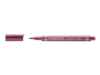 STAEDTLER 8323 - Markering - icke-permanent - metalliskt röd - 1-2 mm