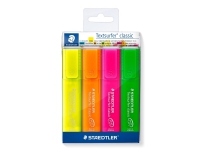 STAEDTLER Textsurfer classic 364 - Överstrykningspenna - blandfärger - pigmentbläck - 1-5 mm (paket om 4)