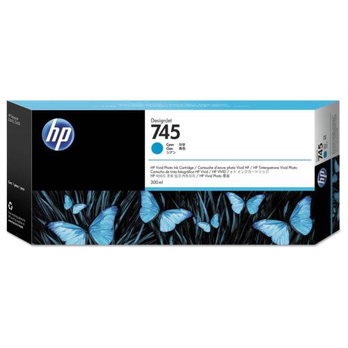 HP Bläckpatron F9K03A 745 Cyan