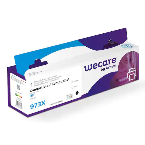 Wecare Bläckpatron 973X svart