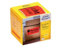 Avery 7211, Röd, Rundad rektangel, Permanent, papper, 200 styck, 1 styck