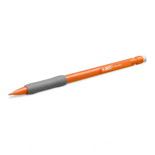 BIC® Mekanisk Matic Grip-stiftpenna, HB-stift med tjockleken 0,7 mm, olika färger, pennkropp med greppzon