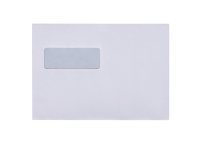 Kuvert med fönster vit 162x229mm C5 90g Peal& Seal 10098 500 st/pack - (500 st)